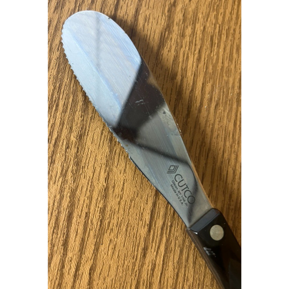 Cutco Cutlery 1768 Spatula Spreader Knife - Dark Brown - Picture 2 of 9